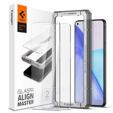 OnePlus 9 Screen Protector  Spigen  ALM 2P  Shockproof 9H Tempered Glass