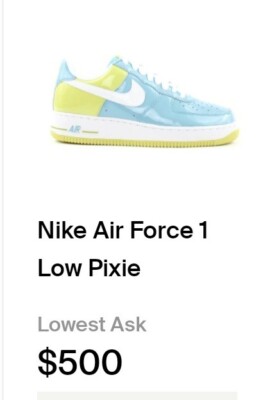 Size 13 - Nike Air Force 1 Premium Pixie