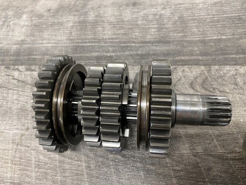 07-09 KTM 450 505 SXF SX OEM TRANSMISSION PRIMARY COUNTERSHAFT ASSEMBLY GEARS - Picture 7 of 11
