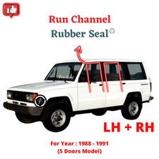 Set Isuzu Trooper Bighorn 5d Model 1988-1991 Window Run Channel Rubber Seal Set Isuzu Trooper Bighorn 5d Model 1988-1991 Window Run Channel Rubber Seal