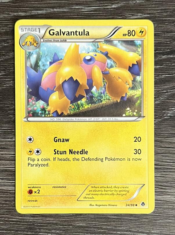 Galvantula 34/98 - Emerging Powers - Uncommon - Pokemon Card TCG - LP