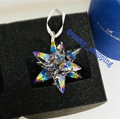 NIB Swarovski 3D Star Aurora Borealis Medium Brilliance Crystal
