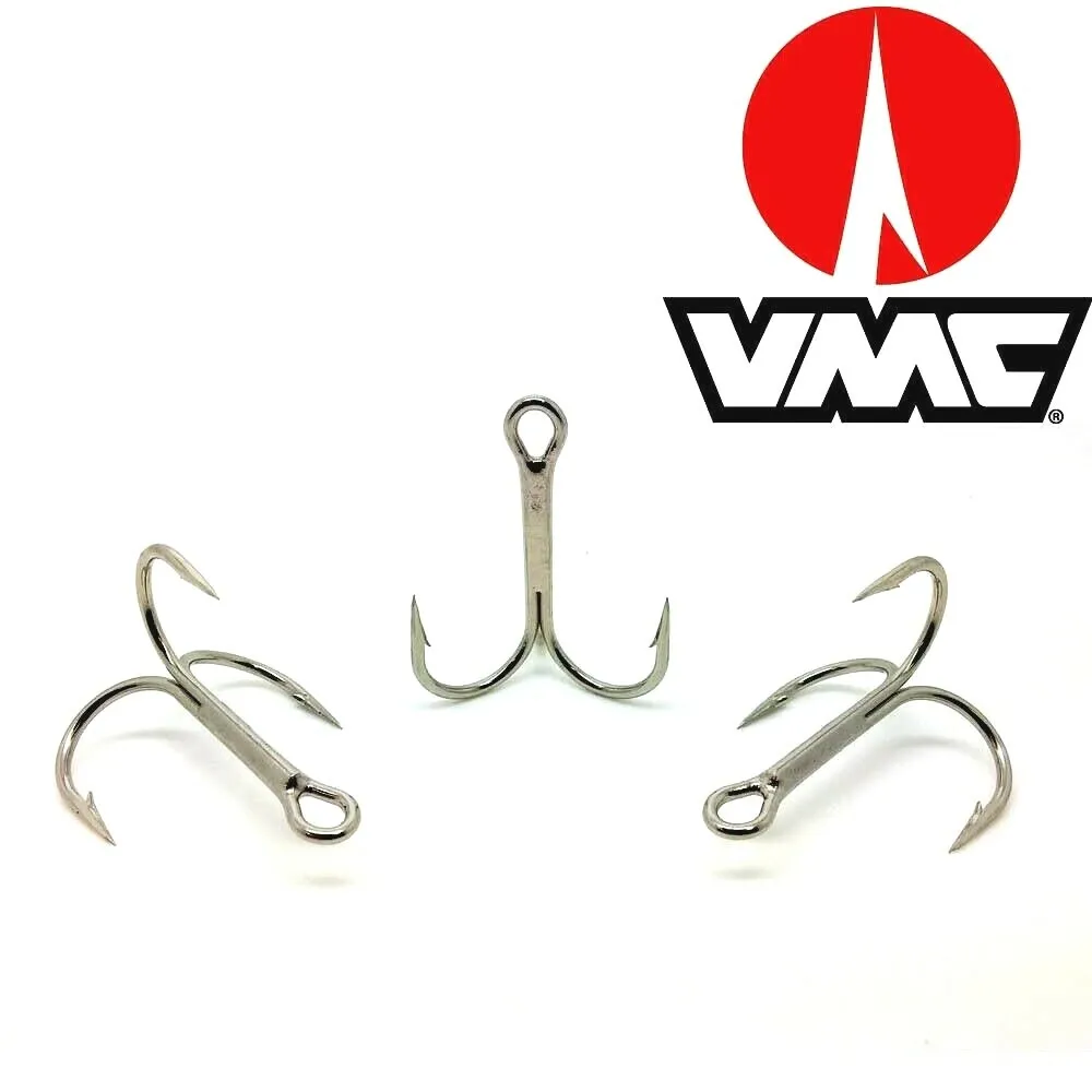 VMC Treble 9650NI Hooks Sizes 3/0-6 Nickel Steel, Sea Pirks Pike Rapala  Lures.