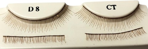 Lot/3 Tallina's D8 Upper & Lower Doll EyeLashes Red, Black & Medium Brown - Picture 4 of 4