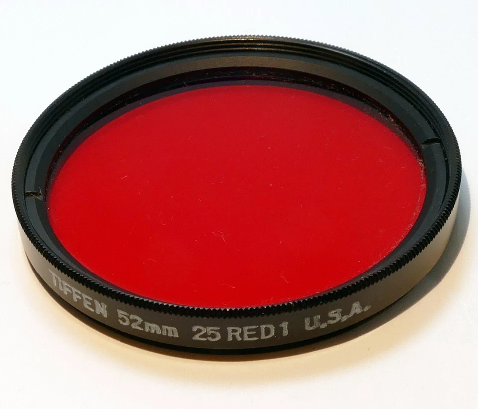 Tiffen 52mm 25 RED 1 Filter Made in USA Amber - Image 2 of 4