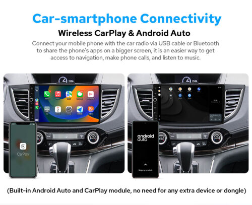 JOYING 10.1" Autoradio für Honda CR-V 2012-2016 Carplay Android Auto GPS Navi - Bild 6 von 16