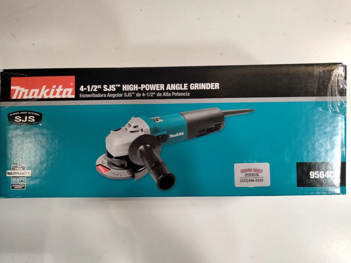 Makita 4-1/2#034; Slide Switch Variable Speed Angle Grinder 9564CV New In  Box Corded 695976456649 eBay