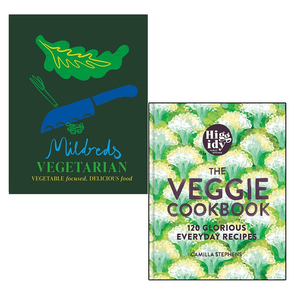 Mildreds Vegetarian Daniel Acevedo, Higgidy Veggie Cookbook 2 Books Set Hardcove