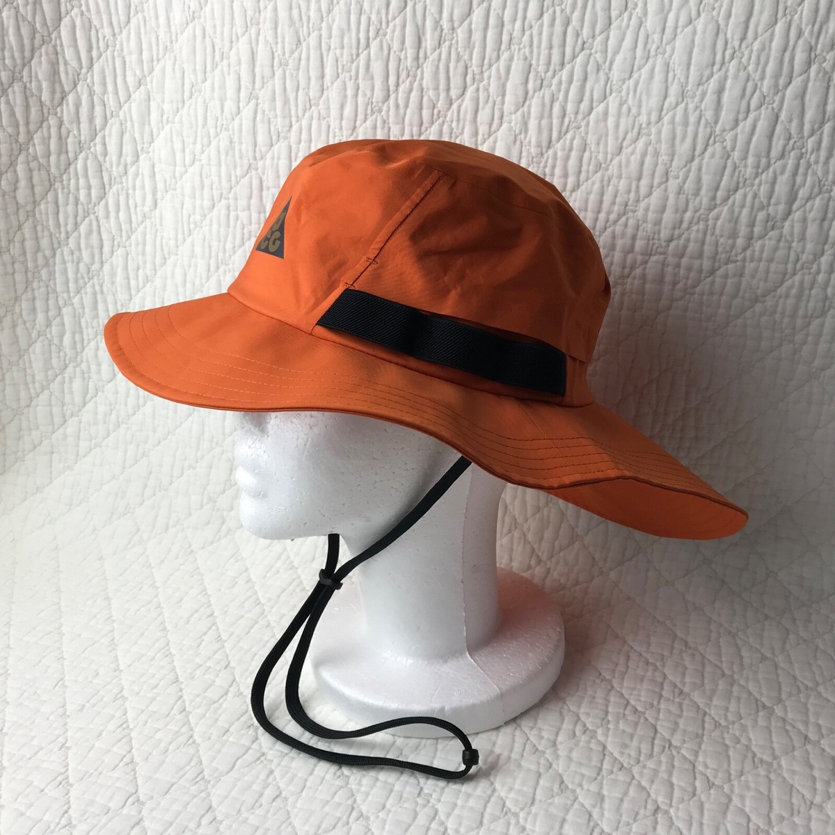 Nike Apex ACG Gore-Tex Bucket Hat Campfire Orange Unisex Sz Small