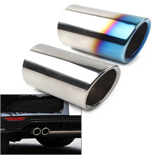Car Rear Exhaust Pipe Tail Tip Stainless Muffler Steel Accessories Black Car Rear Exhaust Pipe Tail Tip Stainless Muffler Steel Accessories Black