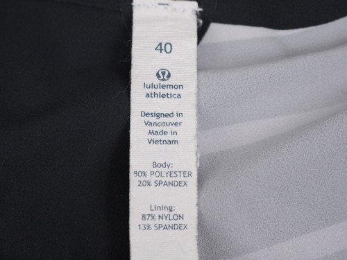 Lululemon Board Shorts Men's Size 40 Gray Unlined Swim Trunks Stretchy Nylon - Picture 8 of 8