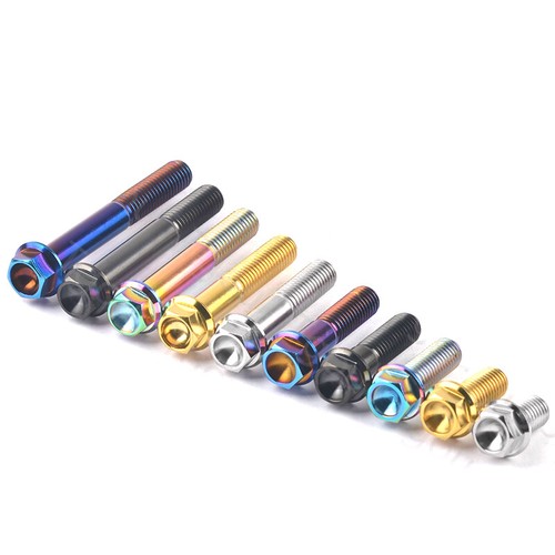 Titanium Flange Head Socket Head Cap Screws Electric motorbike screws M6*10~35mm - Picture 3 of 9