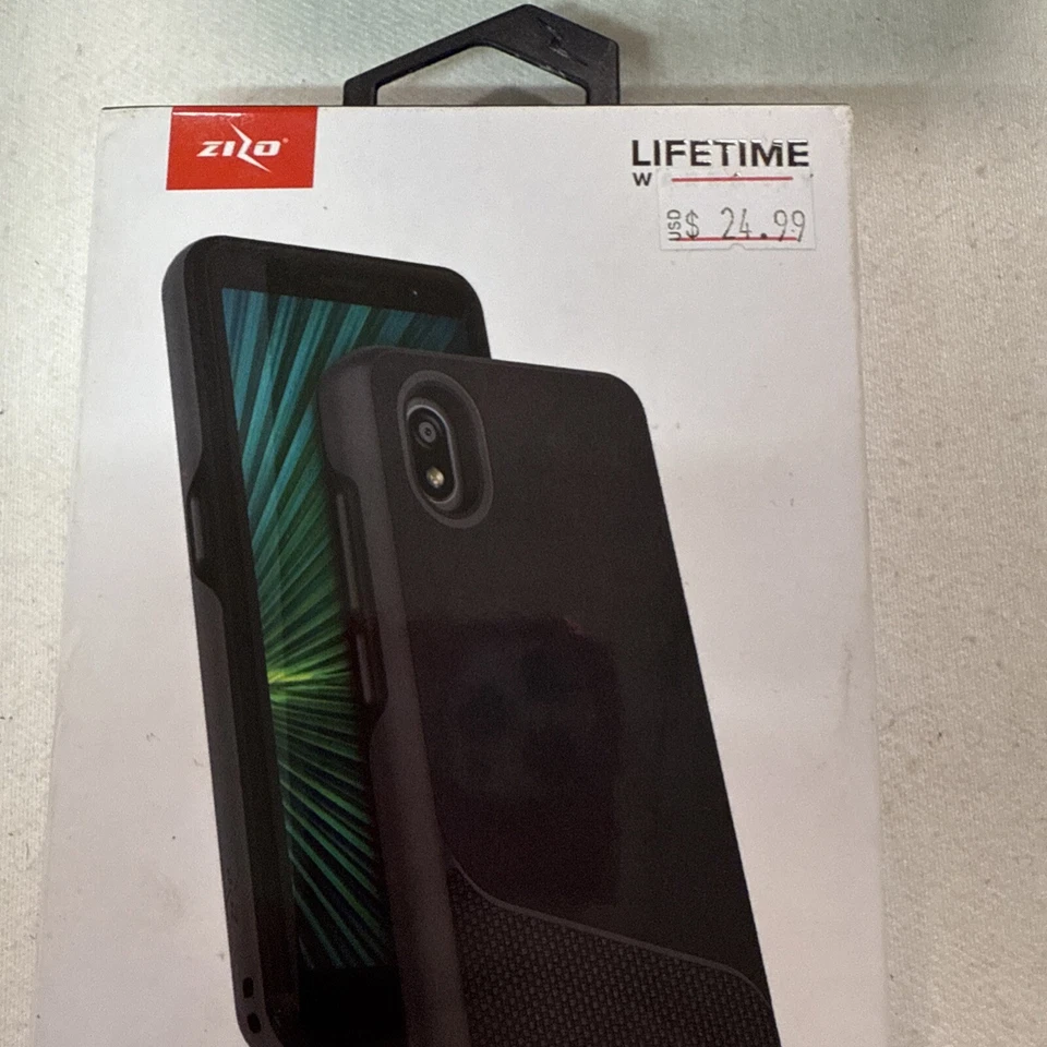 Funda Alcatel Apprise ZIZO Serie División Negra Nueva Foto 2 de 4
