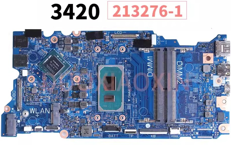 交換用 Dell Latitude 3420 マザーボード 213093-1 Cyborg-L14 TGL