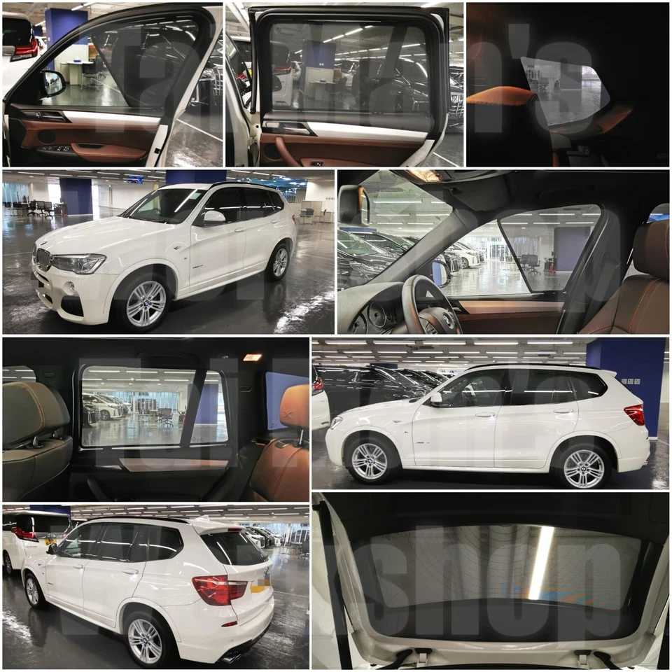 Магнитный солнцезащитный козырек для BMW X3 IX3 набор из 7 шт. - Изображение 3 из 4