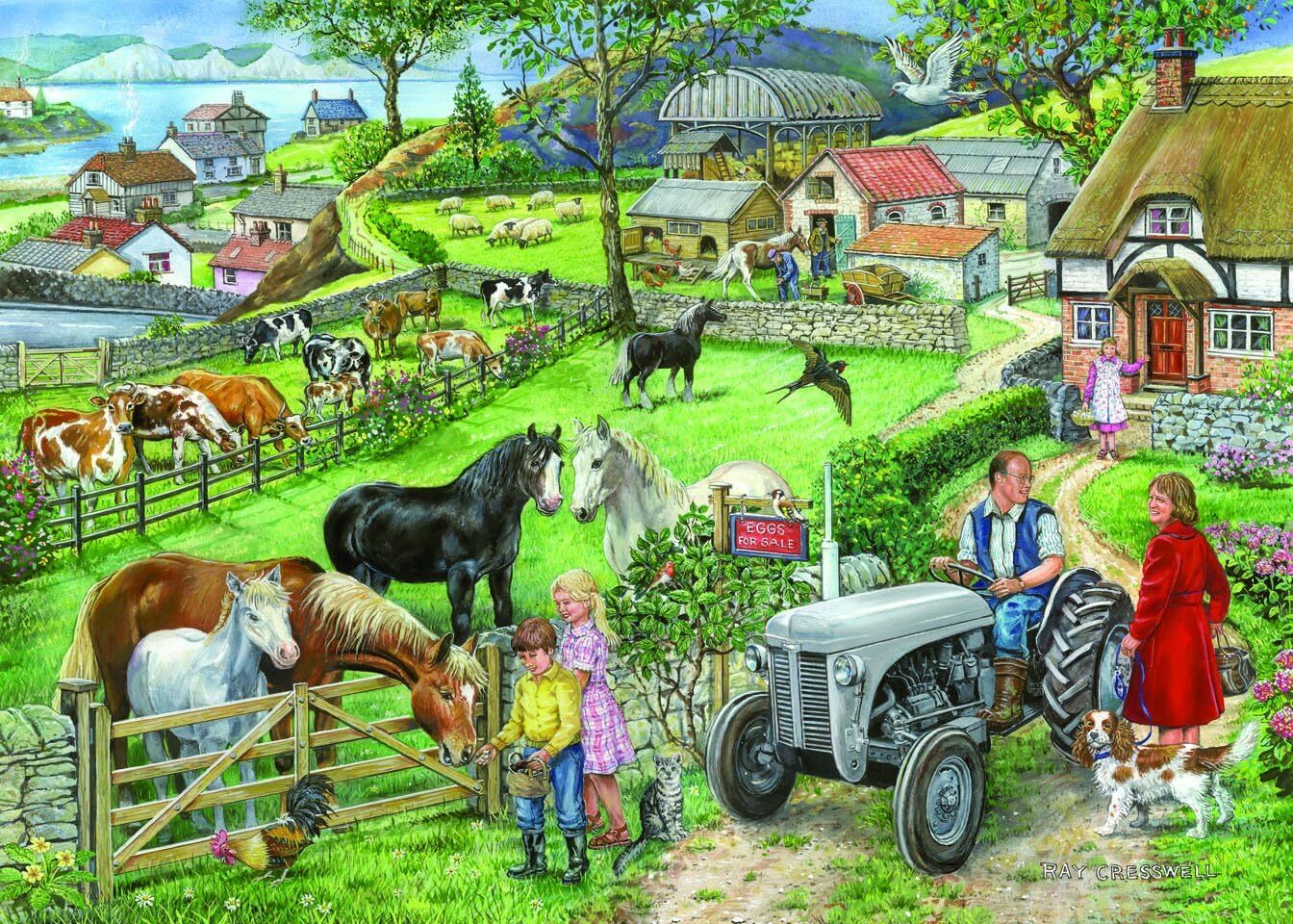 House of Puzzles - 1000 Piece Jigsaw Puzzle - Eggs for Sale - Panmure Collection