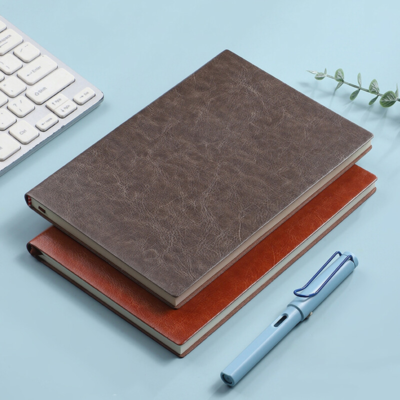 PU Leather Journal A5 Notebook Lined Paper Writing Diary Planner 200 Pages