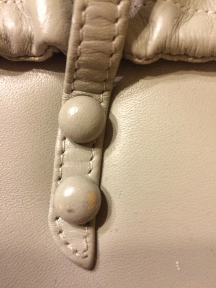 Cartera gris vintage hecha a mano Zenith Foto 3 de 4