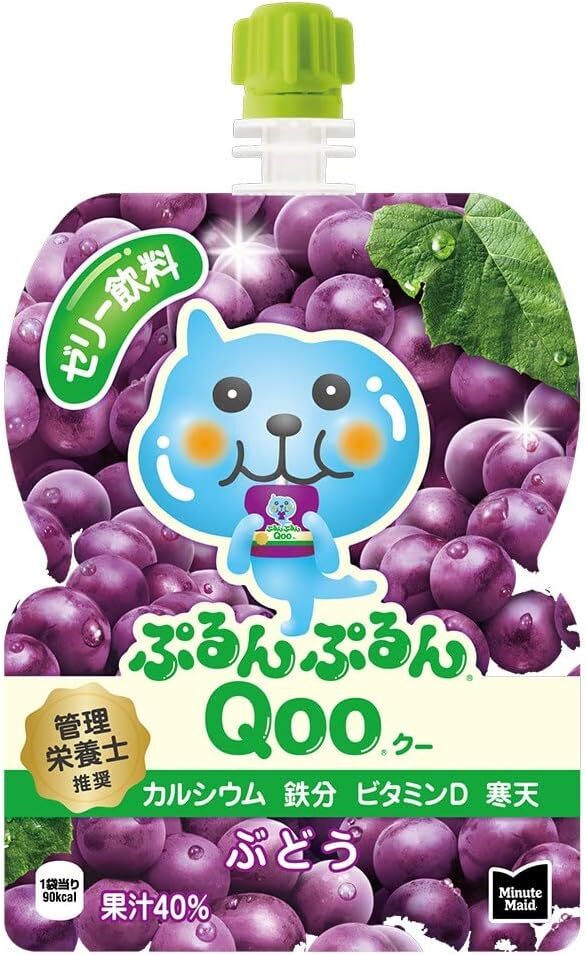 Minute Maid Qoo Jelly Pouch (125g), Pack of 6, Made in Japan | eBay