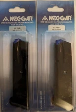 Lot of 2- MecGar CZ75 75B 85B SP-01 Shadow 9mm 10 Round Steel Magazine MGCZ7510B