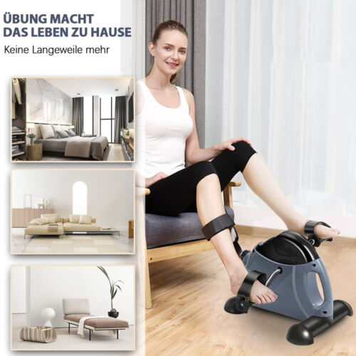 LCD Pedaltrainer Fitnessbike Mini Heimtrainer Arm und Beintrainer Büro~ - Bild 4 von 15