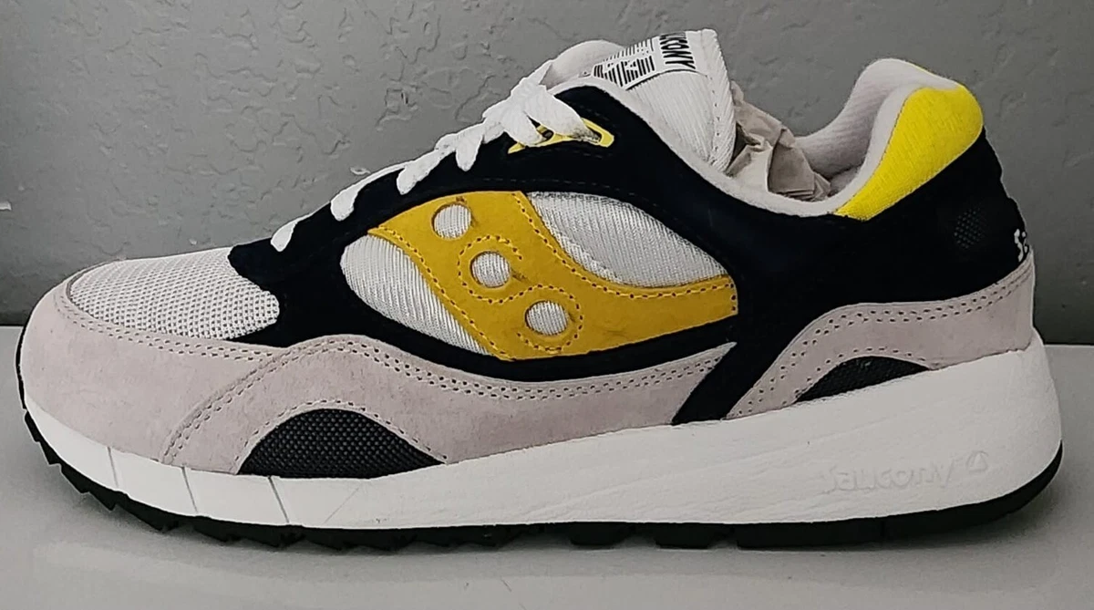 Saucony Shadow 6000 Yellow and White LifeStyle sneakers Men’s size 11 *NEW*NWB* Saucony Shadow 6000 White / Purple - Jan 2024 - S70441-76  main image 2