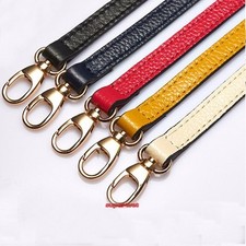 Replacement Genuine Leather Bag Shoulder Strap DIY Cross Body Adjustable 130cm