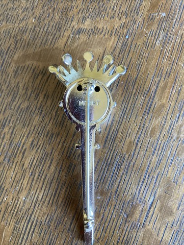 Monet Brooch Scepter Pin Vintage - Picture 2 of 3