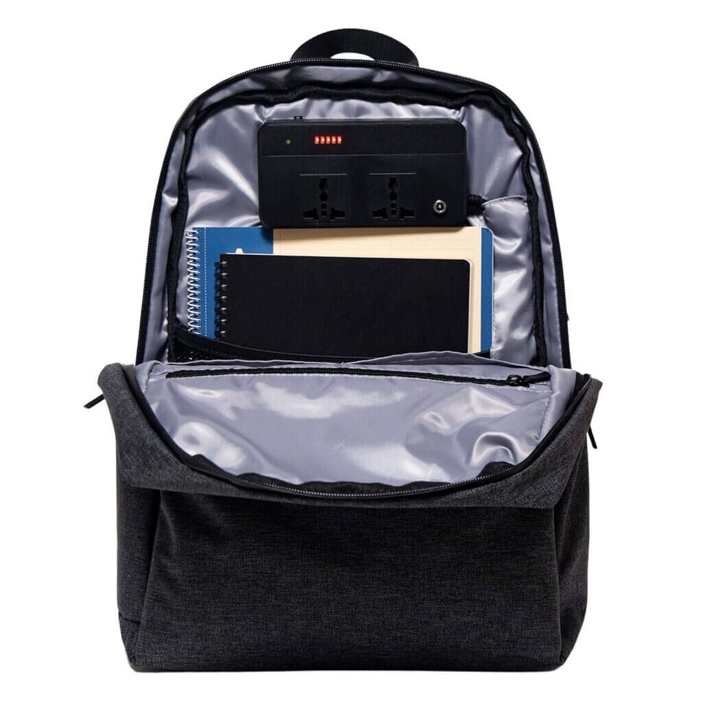 NWT Boost Pack Smart Bag, travel backpack integrated power AC ports, 4 USB ports Amazon.com: Pack Smart Bag, travel backpack integrated power  main image 3