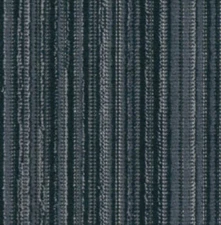 Mark Alexander Epingle Stripe Velvet Upholstery Fabric- Parallel / Ink 2.40 yds