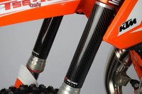 Scar Carbon-Gabelprotektoren 220X45Mm FüR Yamaha YZ 85 (CB04) 2001-03