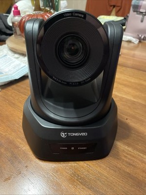 TONGVEO PTZ Camera 3X Zoom - 1080P 60fps - HDMI USB - 114° Wide Angle -  TV-V3U