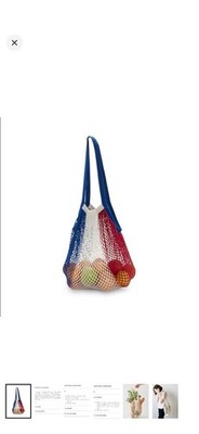 Sur La Table Mesh Bag. Reusable Grocery Shopping Tote Farmer s Market Bag.