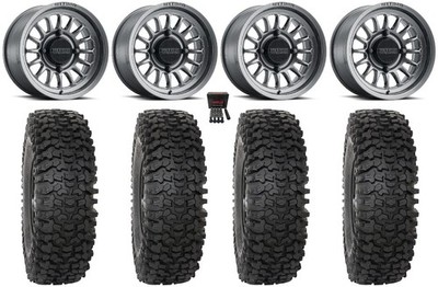 Method 411 15'' Wheels Ti (5+2) 32'' RC500S Sticky Tires Can-Am Commander Maverick