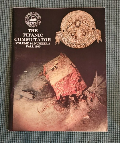 Titanic Commutator Fall 1990 Vol 14 #3 EXCELLENT CONDITION USA Seller