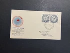 Australia 1955 FDC 1st day cover to USA Antarctic research Largos North  cancel