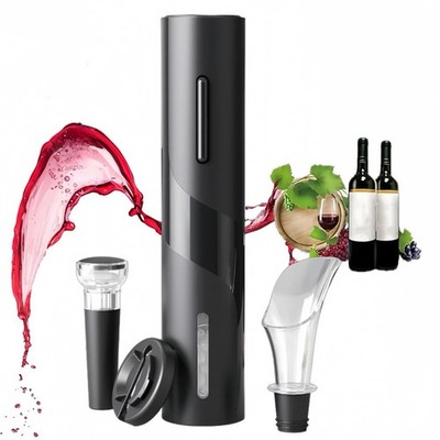 PEIPU Elektrischer Weinflaschenöffner, 4er Pack batteriebetrieben, einfach zu bedienen,