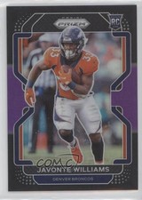 2021 Panini Chronicles Black Purple Prizm 188/199 Javonte Williams #PB-23 1u6
