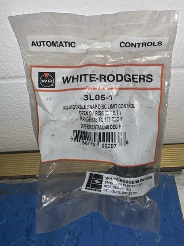 Emerson 3l01 170 Snap Disc Limit Control