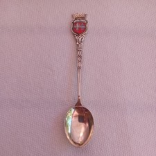 Souvenir L&ouml;ffel Insbruck Jnnsbruck Wappen Moccal&ouml;ffel Andenken 100 Silber (F)