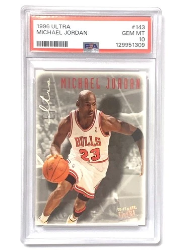 1996 Fleer Ultra - Ultra Effort Michael Jordan Card #143 PSA 10 GEM MT