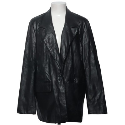 Threadbare, Blazer, Größe: 44, Schwarz, Polyester/Polyurethan, Einfarbig #ZCM