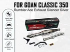 Red Rooster S S Exhaust Silencer Polish Fit For Royal Enfield Goan Classic 350