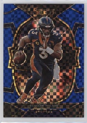 2022 Panini Select Concourse Blue Prizm 62/199 Russell Wilson #23 17ok