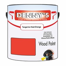 Dennys Wood Tables Paint - Tangerine Heat Orange