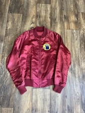 Vintage J. Geils Band Tour Crew Jacket Size S-M Made In USA Maroon