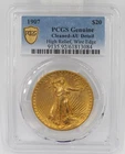 1907 PCGS Cleaned AU Detail Saint Gaudens High Relief