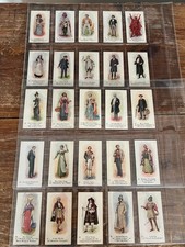 John Player Cigarette Cards Full Set of 25 - Players Past & Present 1916