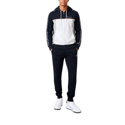 Champion - Leichter Herrenanzug mit Kapuze und Reißverschluss Standard Fit Colorblock, Blau...