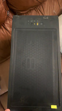 Black ATX PC Tower Case Mesh Front Panel w/ Front USB Audio Headphone Jack